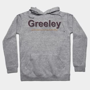 Greeley Grunge Text Hoodie